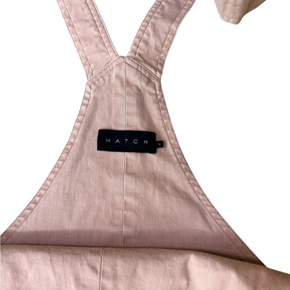Hatch Maternity The Twill Overall in Blush Pink Sz 1, S (4-6) - Picture 8 of 8